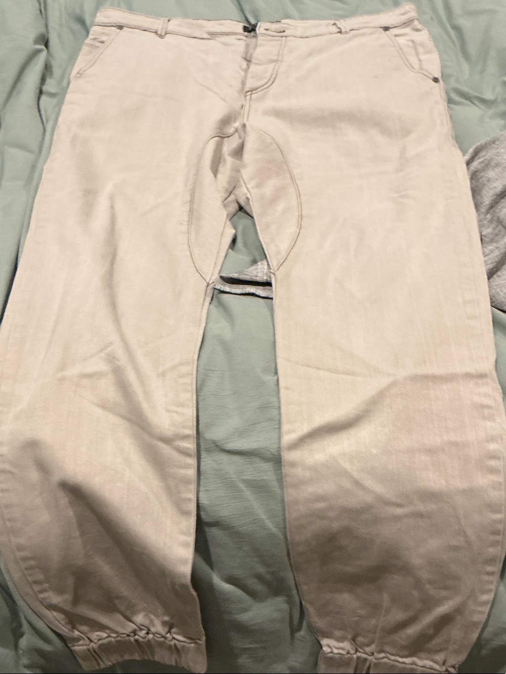 Zanerobe Light Beige Drop-Crotch Joggers